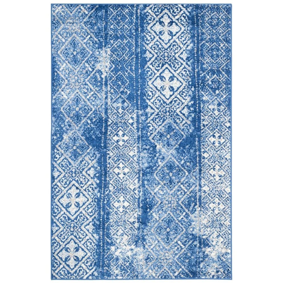 Safavieh Adirondack ADR111F-5 5&#39;1&quot; x 7&#39;6&quot; Silver/Blue Area Rug, , large