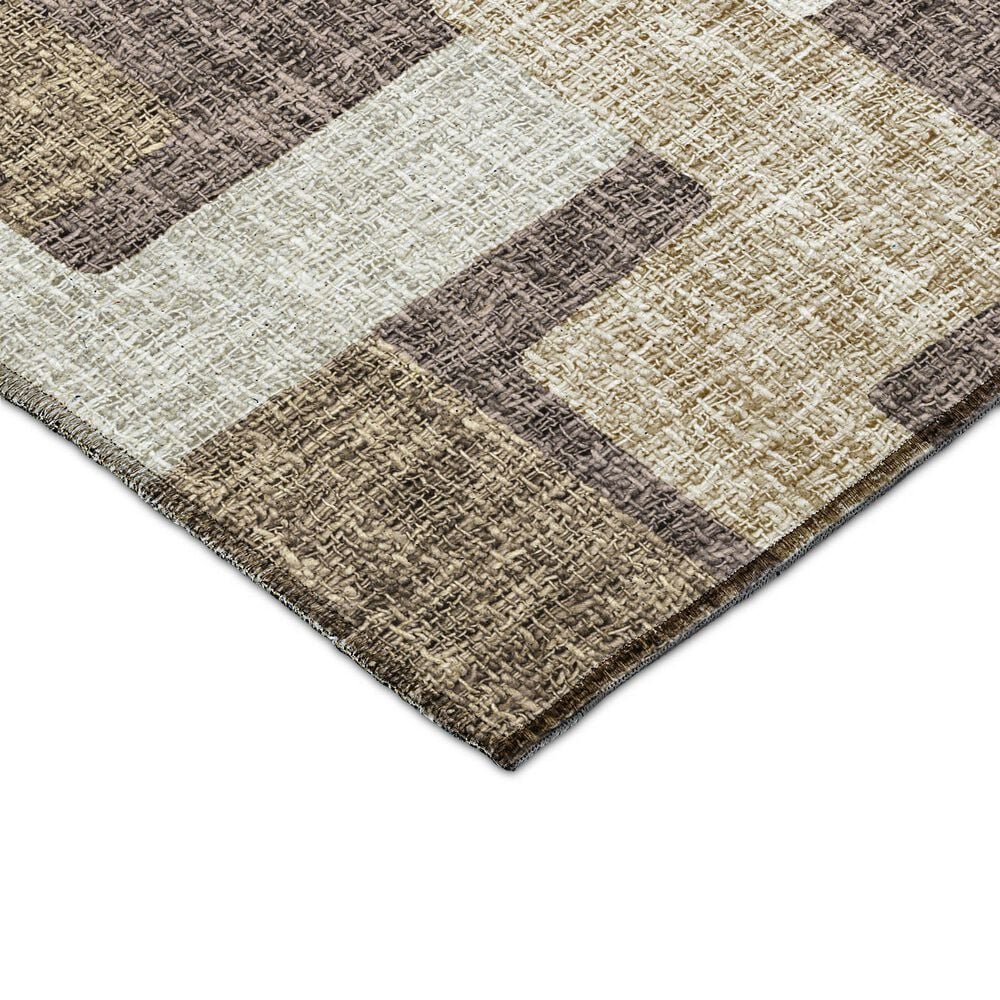 Dalyn Rug Company Portico PO3 Brown 3&#39; x 5&#39; Area Rug, , large