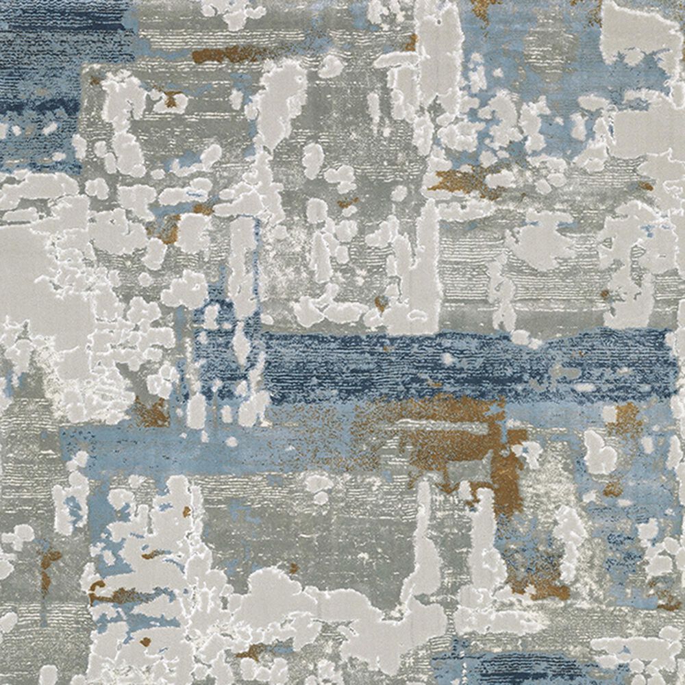 Oriental Weavers Easton Abstract Chaos 5&#39;3&quot; x 7&#39;6&quot; Grey Area Rug, , large