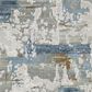 Oriental Weavers Easton Abstract Chaos 5"3" x 7"6" Grey Area Rug, , large