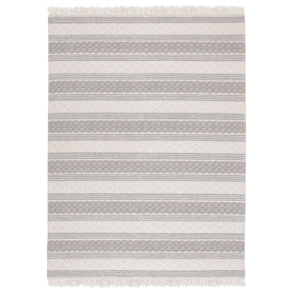 Safavieh Natura NAT859A 8" x 10" Ivory and Grey Area Rug, , large