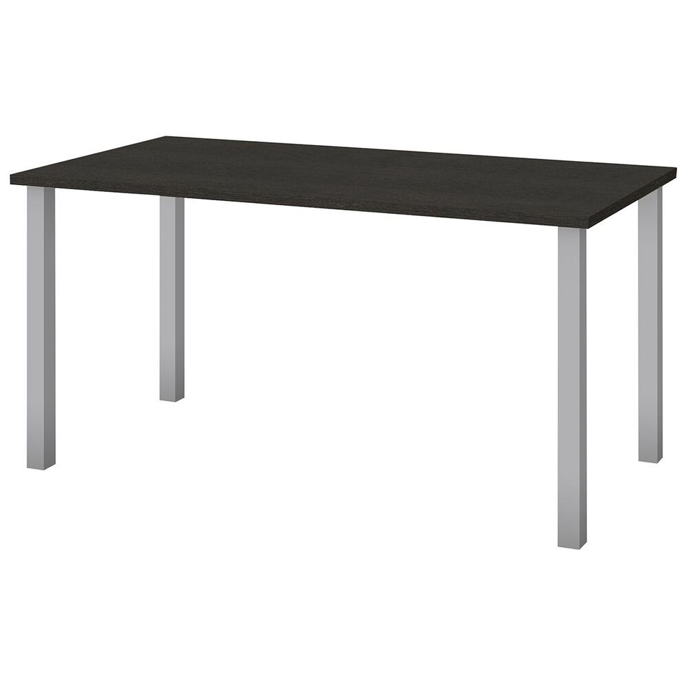 Bestar 60" Table in Deep Grey, , large