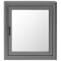 bath mirror cabinet in grey