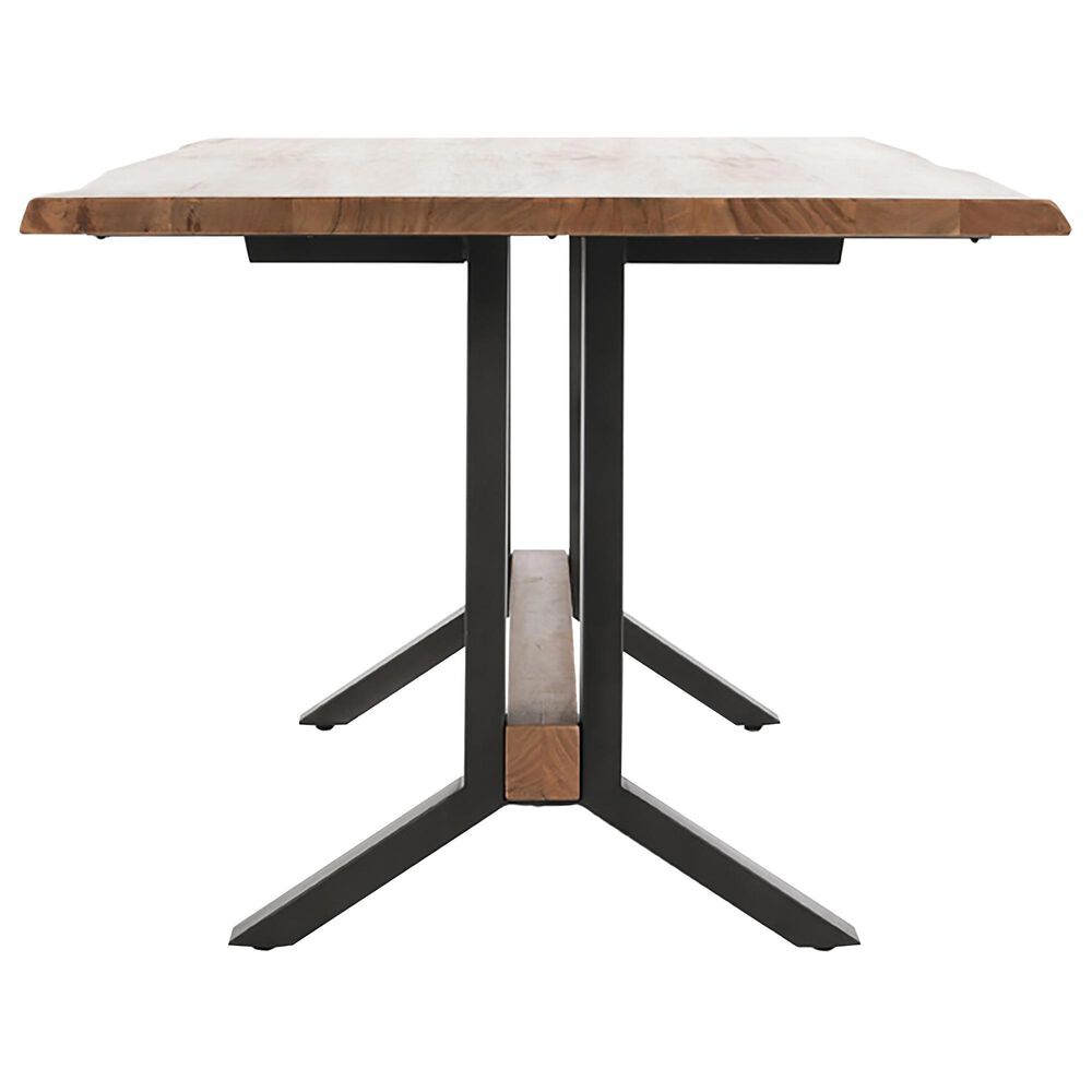 Classic Home Bellamy 78&quot; Dining Table in Brown and Black - Table Only, , large
