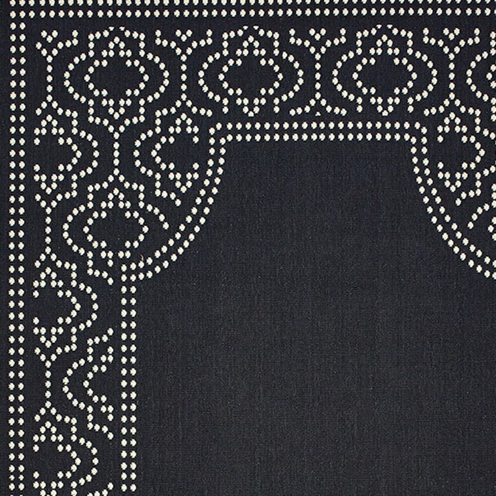 Oriental Weavers Marina 7&#39;10&quot; Round Black and Ivory Area Rug, , large