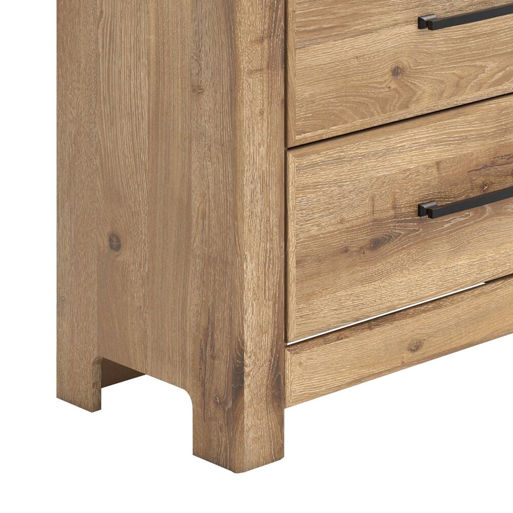 Ashley Makidern 6-Drawer Dresser and Mirror in Natural Brown, , large