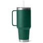 YETI Rambler 42 Oz Straw Mug with Straw Lid in Black Forest Green, , large