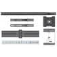 Kanto Outdoor TV Ceiling Mount for 37" - 70" TVs in Black, , large