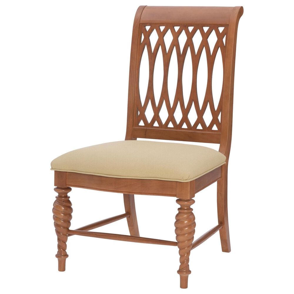 Linon Home Decor Mercer Side Chair in Warm Brown, , large