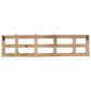 Maple and Jade 26" x 7" Wall Hook in Distressed White and Natural Brown, , large