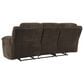 Ashley Frohn Manual Reclining Sofa in Chocolate, , large