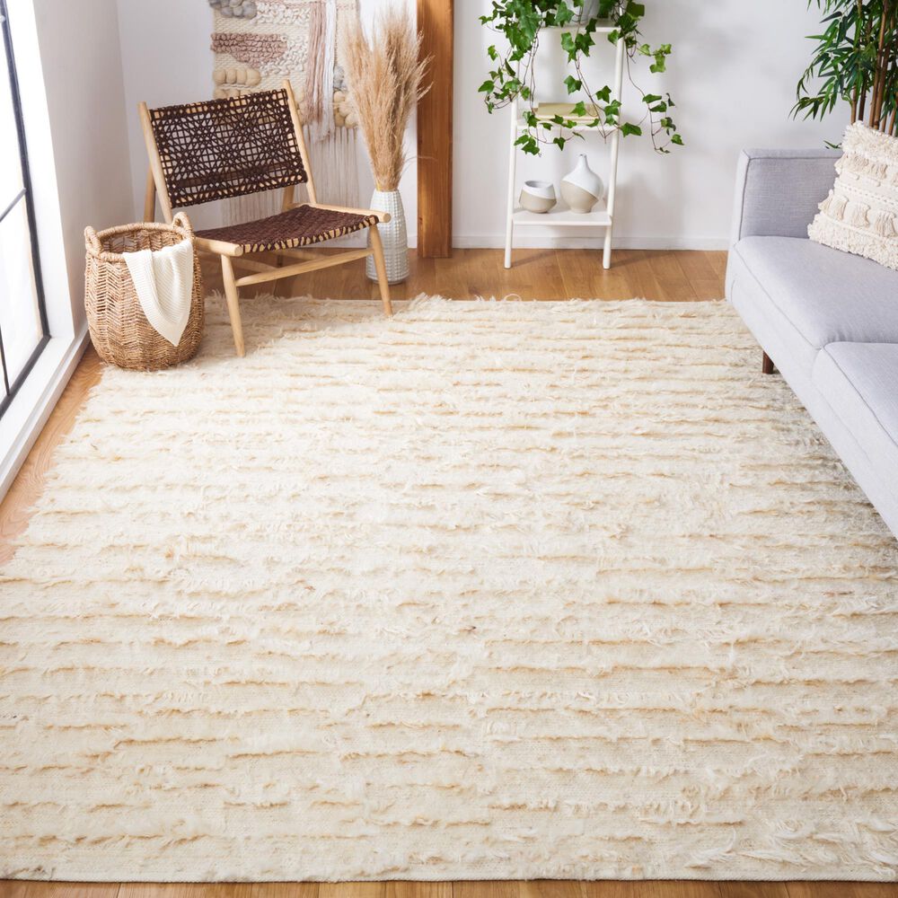 Safavieh Natura NAT322A 9&#39; x 12&#39; Ivory Area Rug, , large
