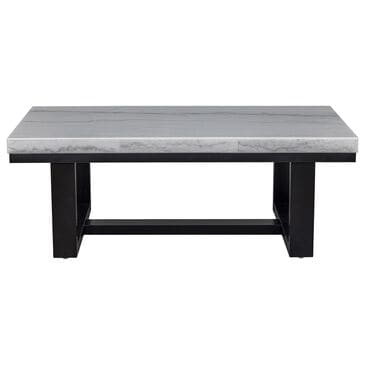 Crystal City Lucca Cocktail Table in Ebony and White, , large