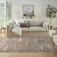 Nourison Sustainable Trends 6" x 9" Ivory and Mocha Area Rug, , large