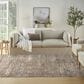 Nourison Sustainable Trends 6" x 9" Ivory and Mocha Area Rug, , large
