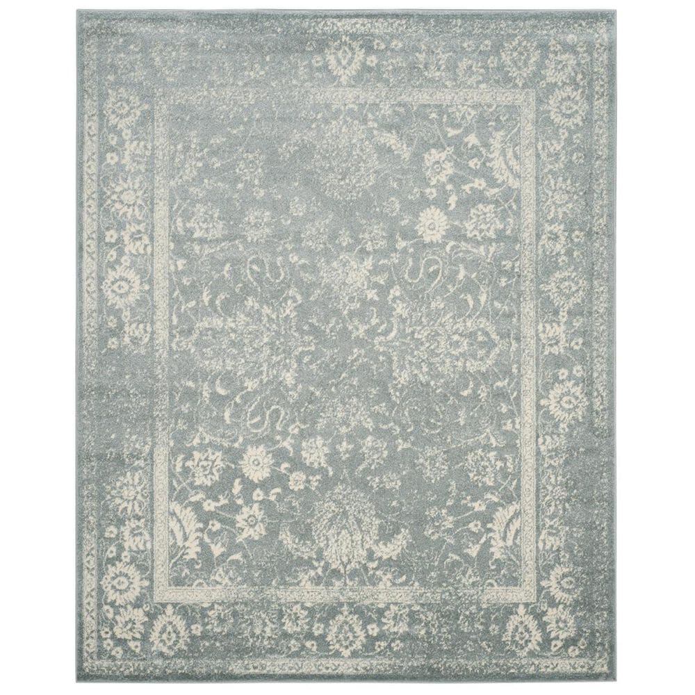 Safavieh Adirondack ADR109T-10 10" x 14" Slate/Ivory Area Rug, , large