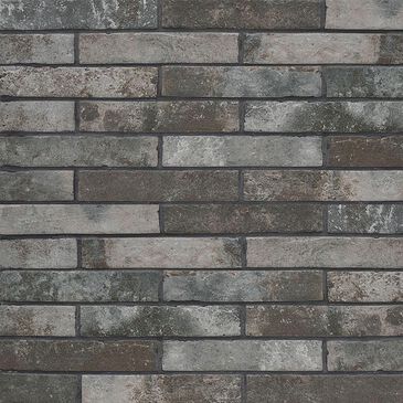 MS International Brickstone Charcoal 2" x 10" Porcelain Tile, , large