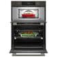 KitchenAid 6.4 Cu. Ft. Smart Electric Combo Wall Oven with Intelligent Cooking Camera in Black Ore, , large
