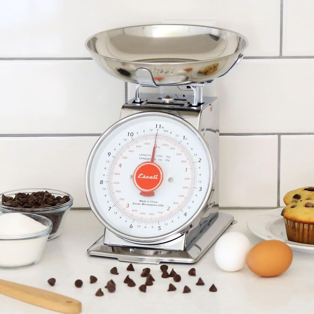 Kitchen Supply Mercado Dial Scale with Bowl in Stainless Steel, , large