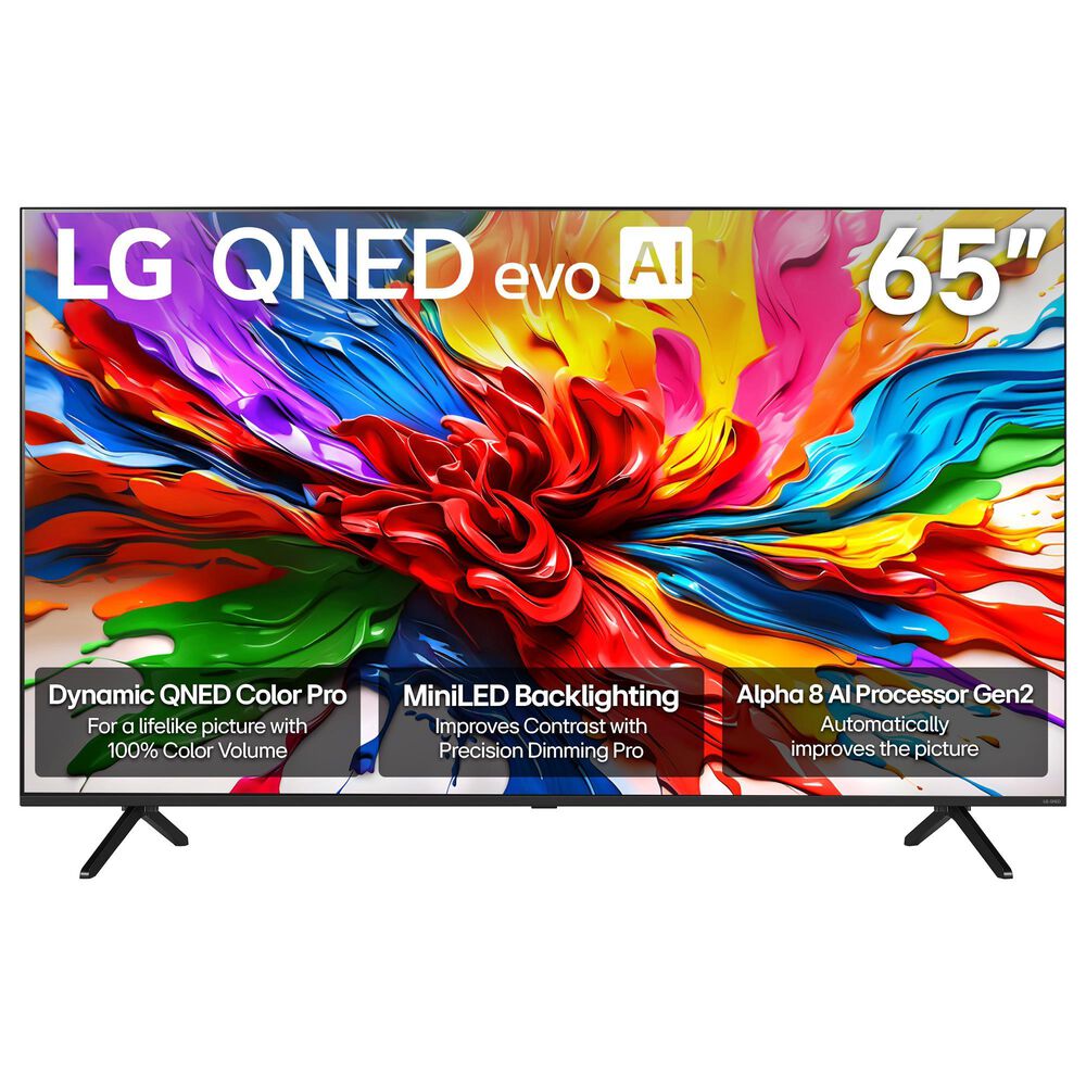 LG 65&quot; Class QNED92A Series evo AI Mini LED 4K Ultra HD in Black - Smart TV, , large