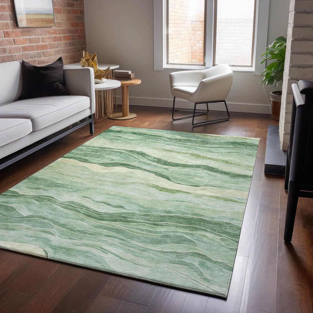 Dalyn Rug Company Pacifica PA6 9&#39; x 12&#39; Green Area Rug, , large