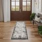 Nourison Desire Grey and Ivory 2"3" x 7"6" Runner, , large