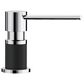 Blanco Lato Soap Dispenser in Chrome and Coal Black, , large