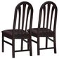 Linon Home Decor Jesper Side Chair in Dark Brown (Set of 2), , large
