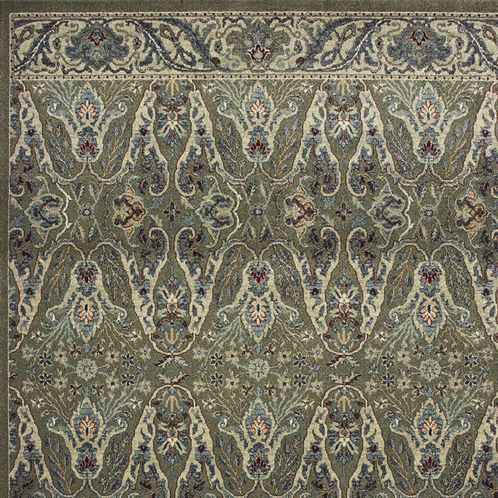 Oriental Weavers Raleigh 655Q5 6&#39;7&quot; x 9&#39;6&quot; Brown and Ivory Area Rug, , large