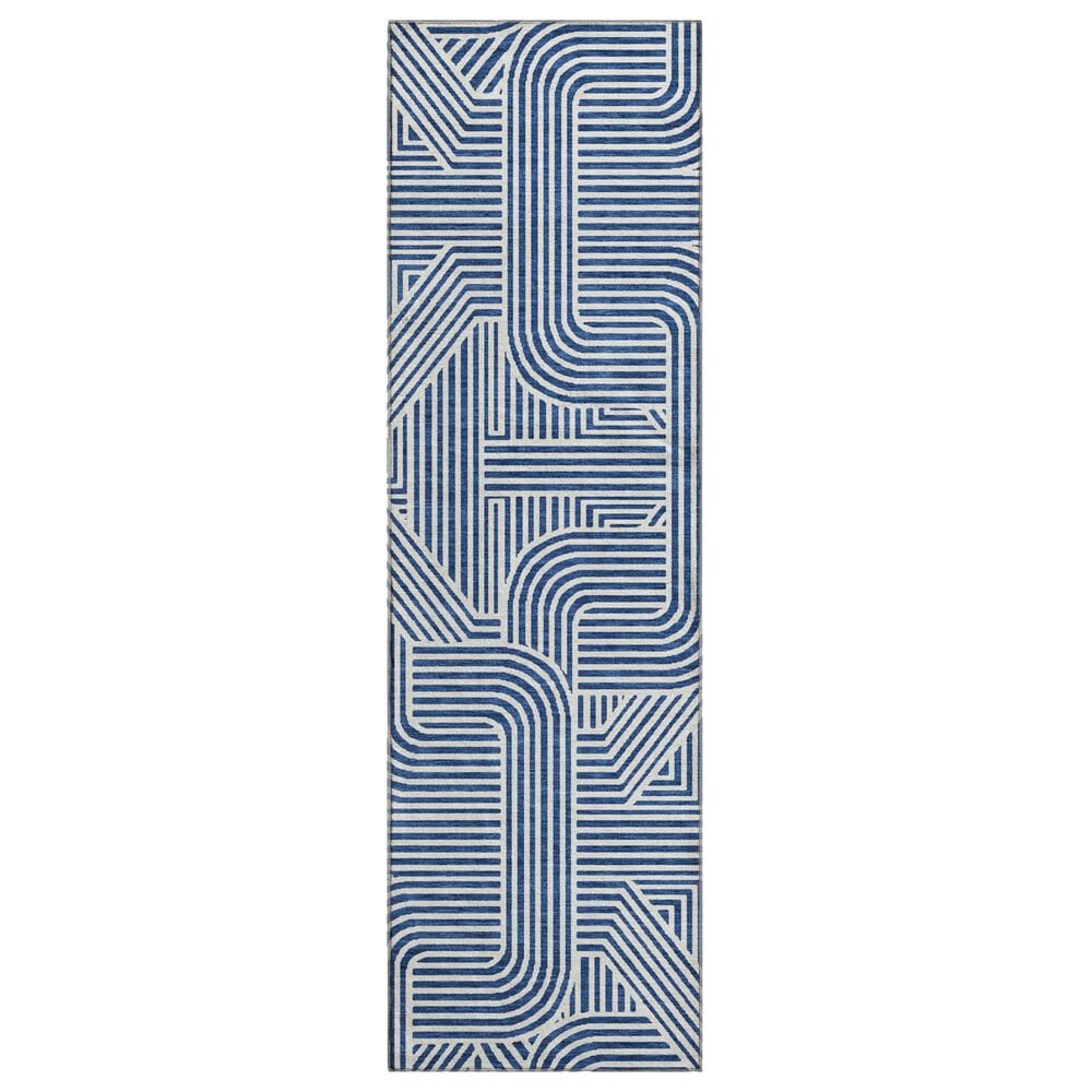 Dalyn Rug Company The Reserve TR14 Navy 2"3" x 7"6" Indoor/Outdoor Runner, , large