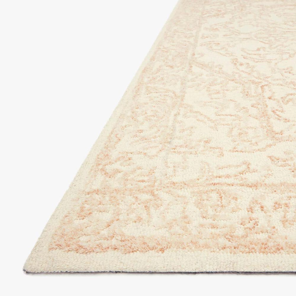Magnolia Home Annie ANN-05 2&#39;3&quot; x 3&#39;9&quot; White and Pink Area Rug, , large