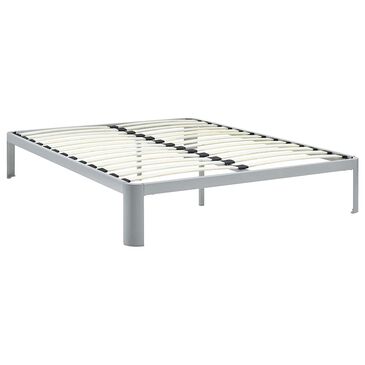 Modway Corinne Queen Platform Bed Frame in Gray, , large