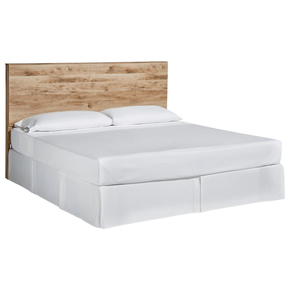 Ashley Hyanna King Panel Headboard in Golden Rustic, , large