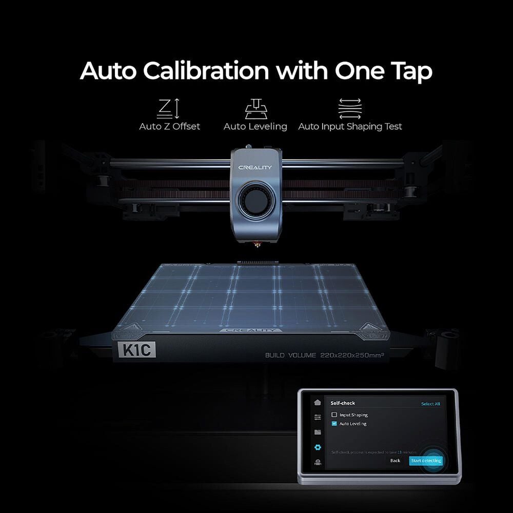 Creality 3D Technology K1C 3D Printer in Gray, , large