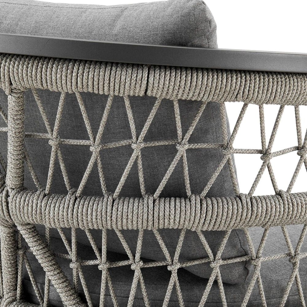 Blue River Zella Outdoor Dining Chair with Cushions in Earl Gray (Set of 2), , large