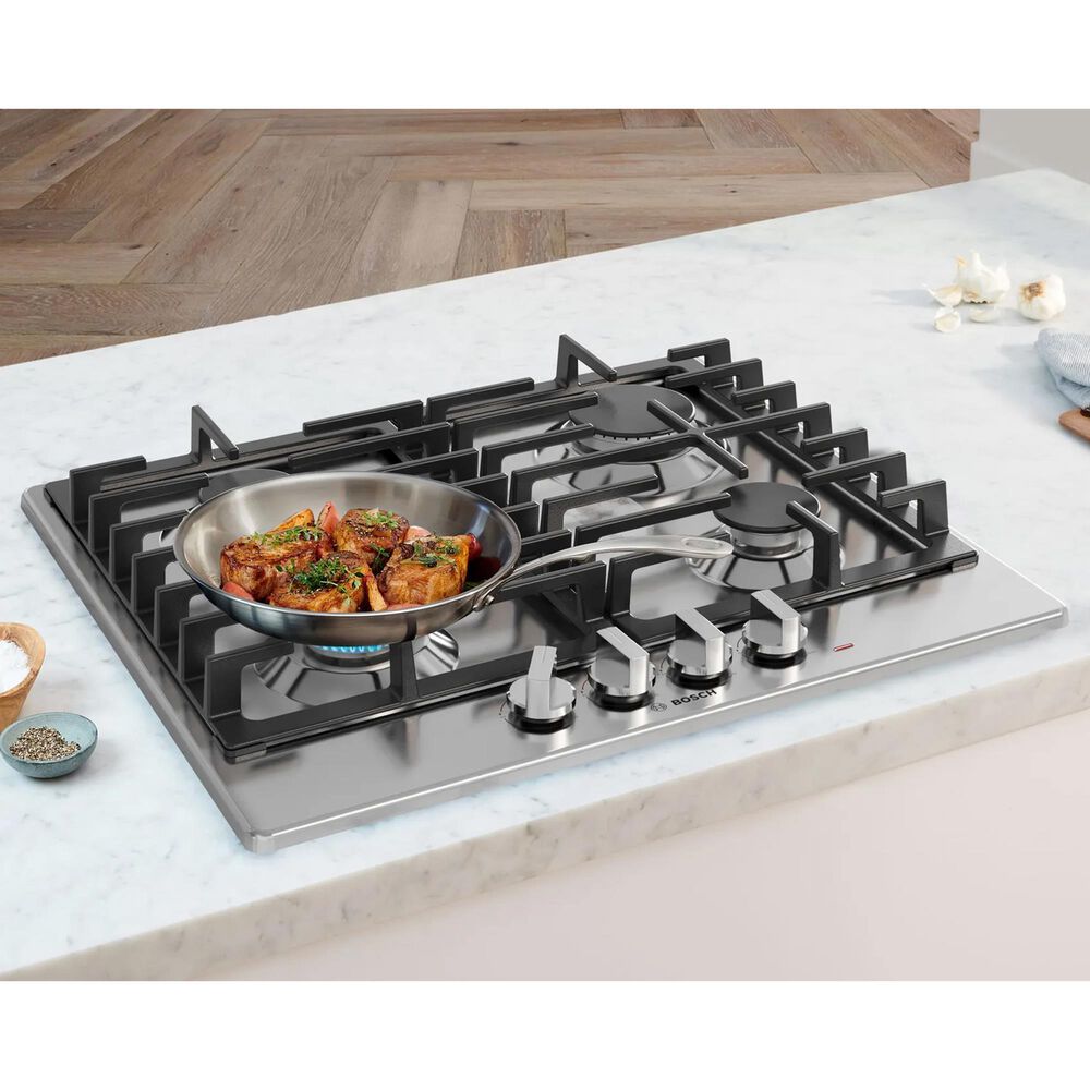 Bosch 500 Series 24" Gas Cooktop in Stainless Steel, , large