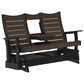 Amish Orchard 5" Contour Outdoor Glider in Brazilian Walnut and Black, , large