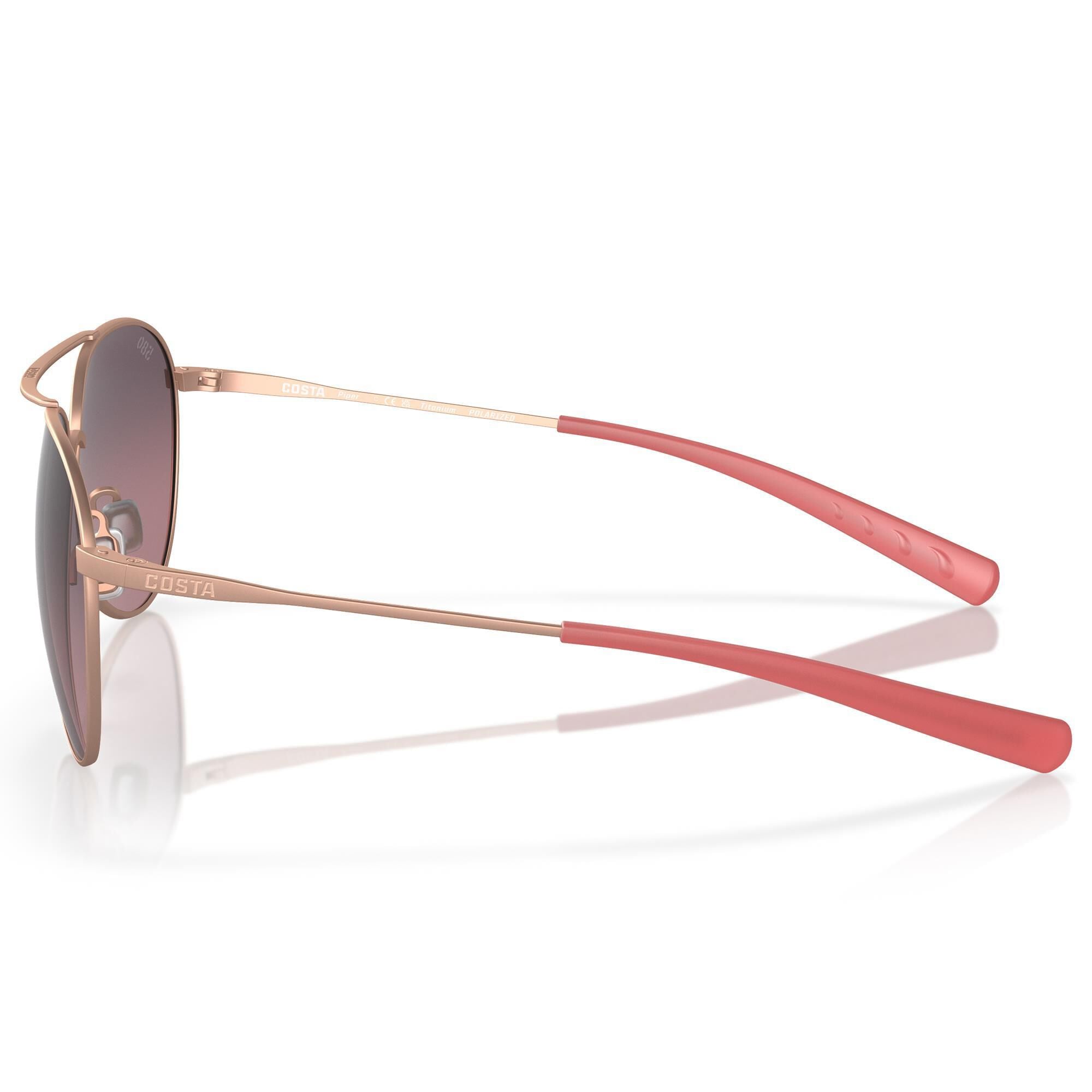 Costa Piper Sunglasses with Rose Gradient Polarized Glass Lenses