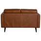 Natuzzi Editions Destrezza Loveseat in Brandy, , large