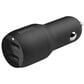 Belkin BoostCharge 24W Dual USB-A Car Charger in Black, , large
