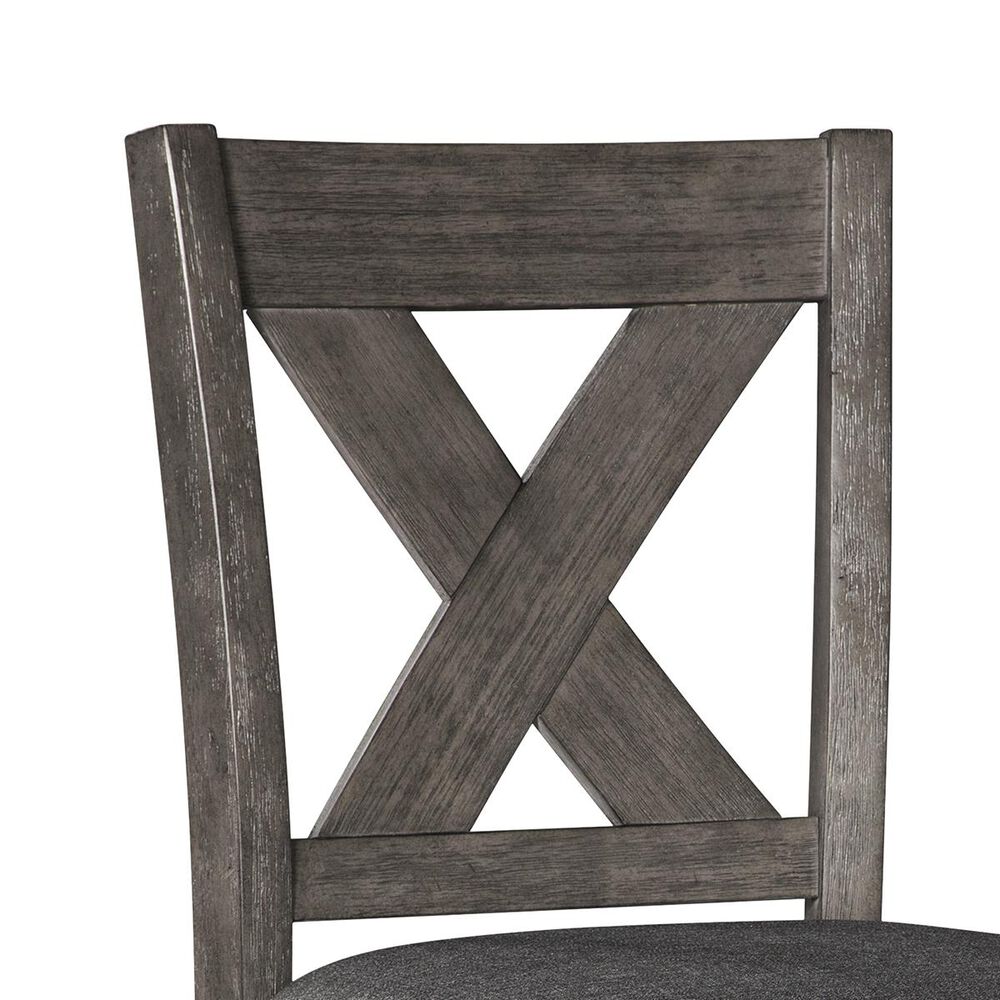 Ashley Caitbrook 24&quot; Counter Height Stool in Antiqued Gray Wash, , large