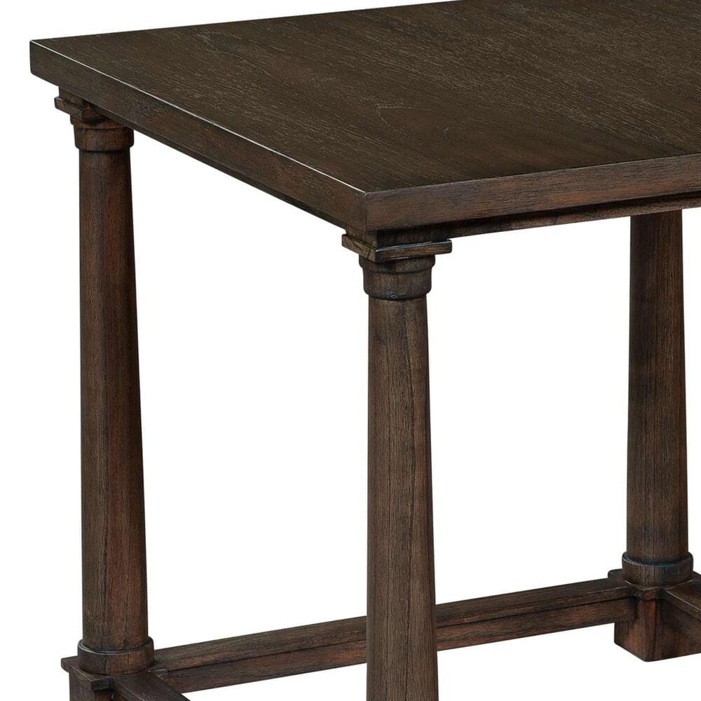 Hekman Linwood Square End Table in Brown, , large