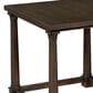 Hekman Linwood Square End Table in Brown, , large