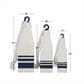Maple and Jade 3-Piece Buoy Decorative Sculpture Set with Rope in Distressed White and Navy Blue, , large