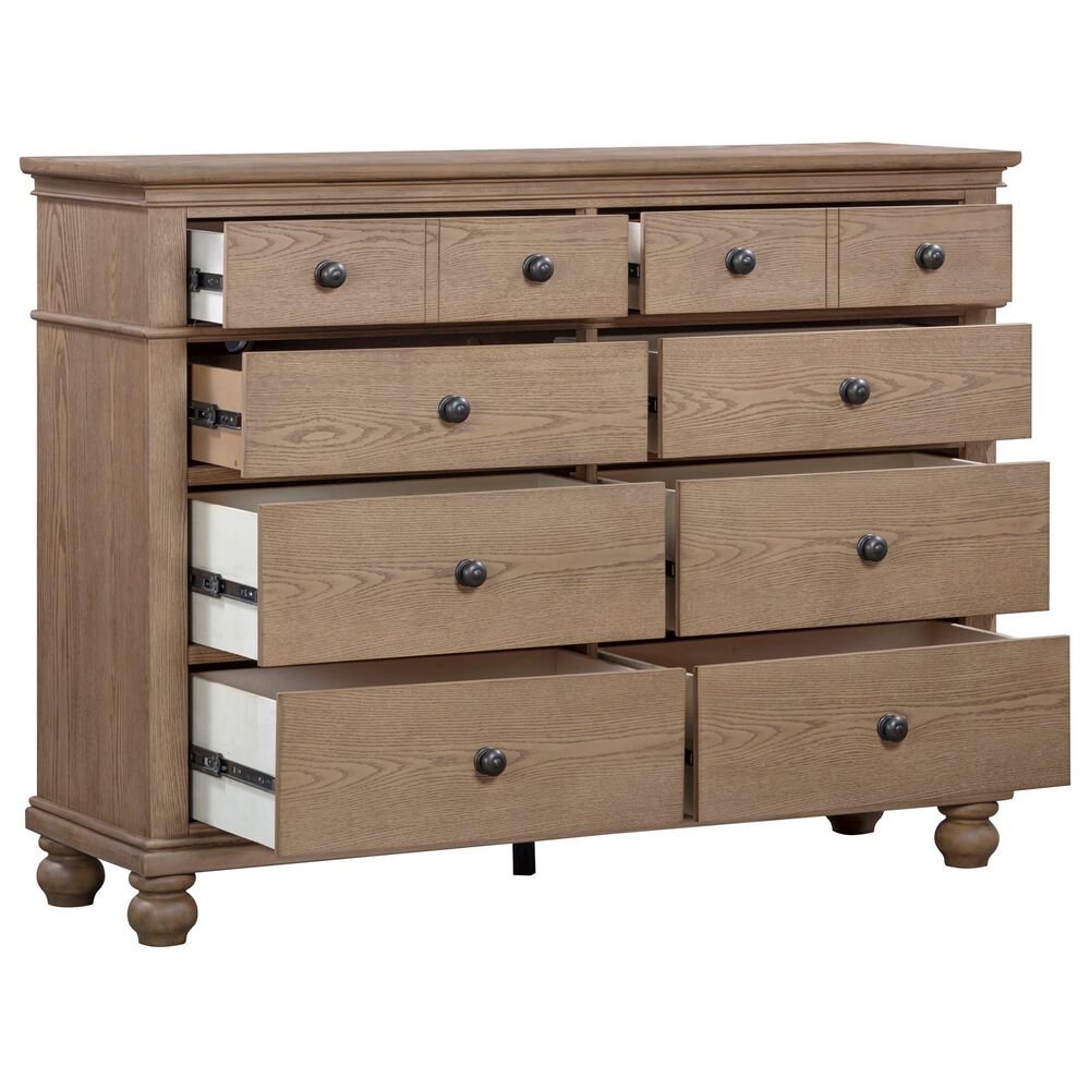 Riva Ridge Oxford 8-Drawer Chesser in Tan, , large