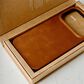 Bluebonnet Cases The Minimalist Full-Grain Leather iPhone 17 Pro MagSafe Case - Saddle Tan, , large