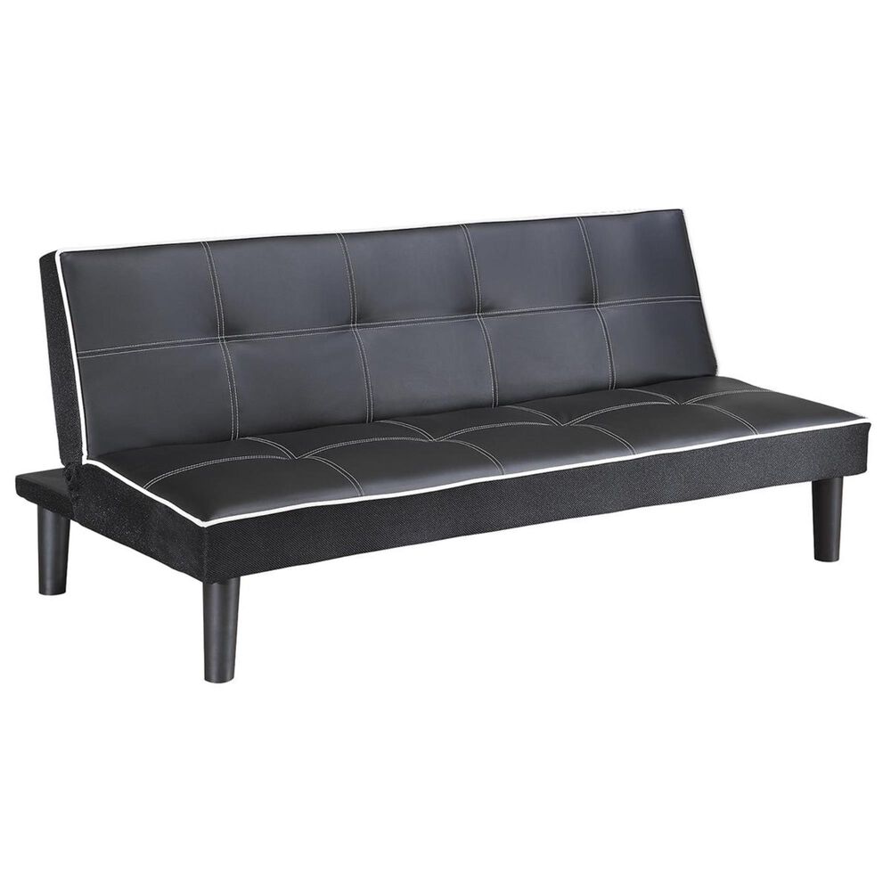Pacific Landing Klik Klak in Black with White Piping, , large