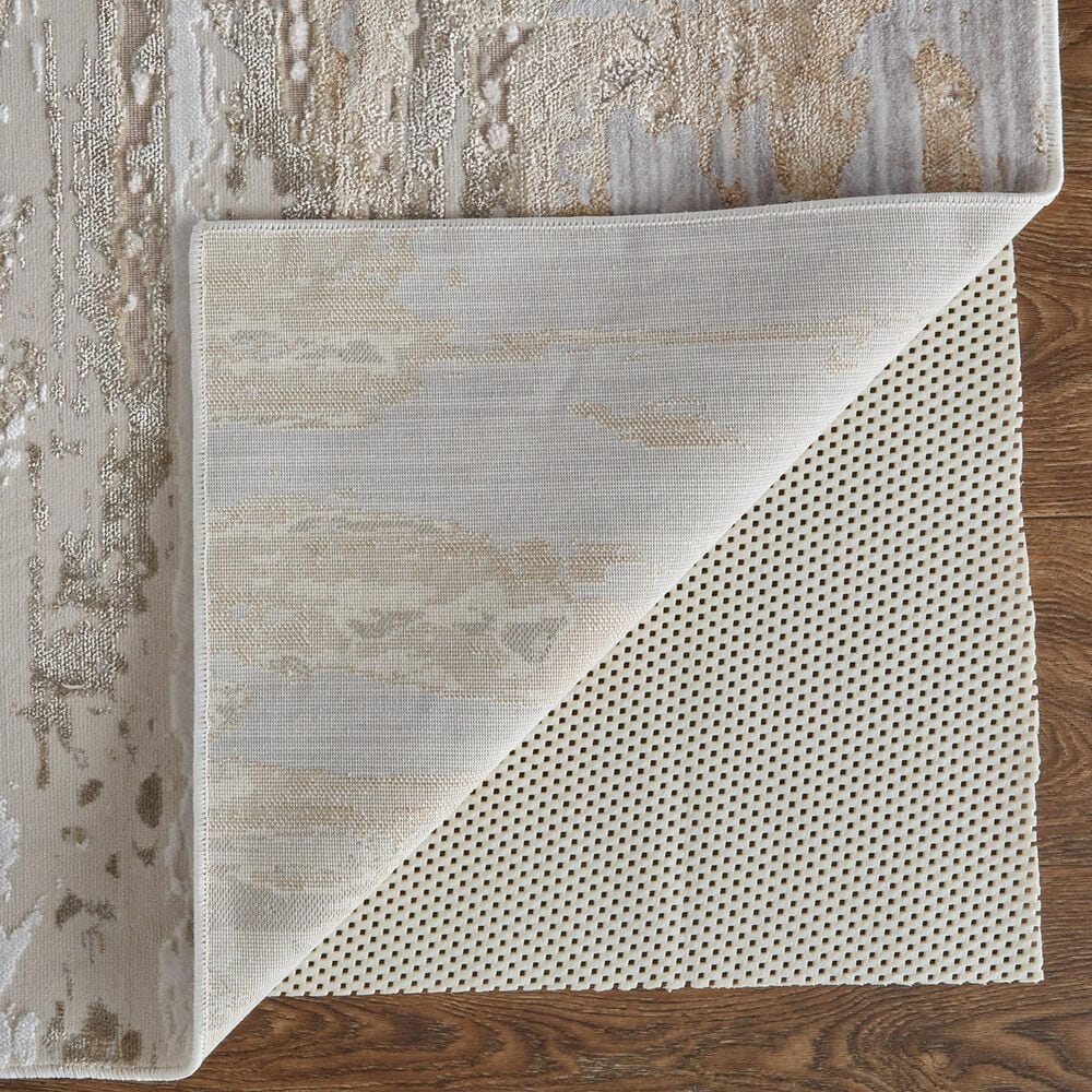Feizy Laina Abstract 2&#39; x 3&#39; Beige and Gray Area Rug, , large