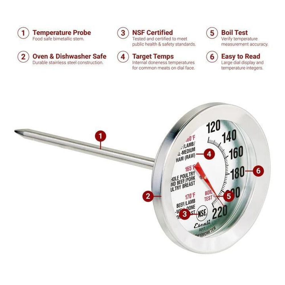 Escali Oven Safe Meat Thermometer, , large