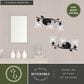 Vaxcel Fairwood 3-Light Bathroom Vanity in Matte Black, , large